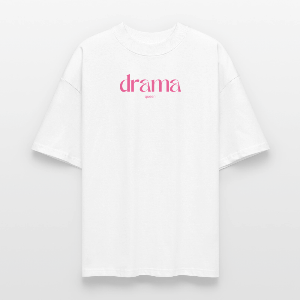 ♻️ 100% Bio Baumwolle Oversized Frauen T-Shirt - Weiß