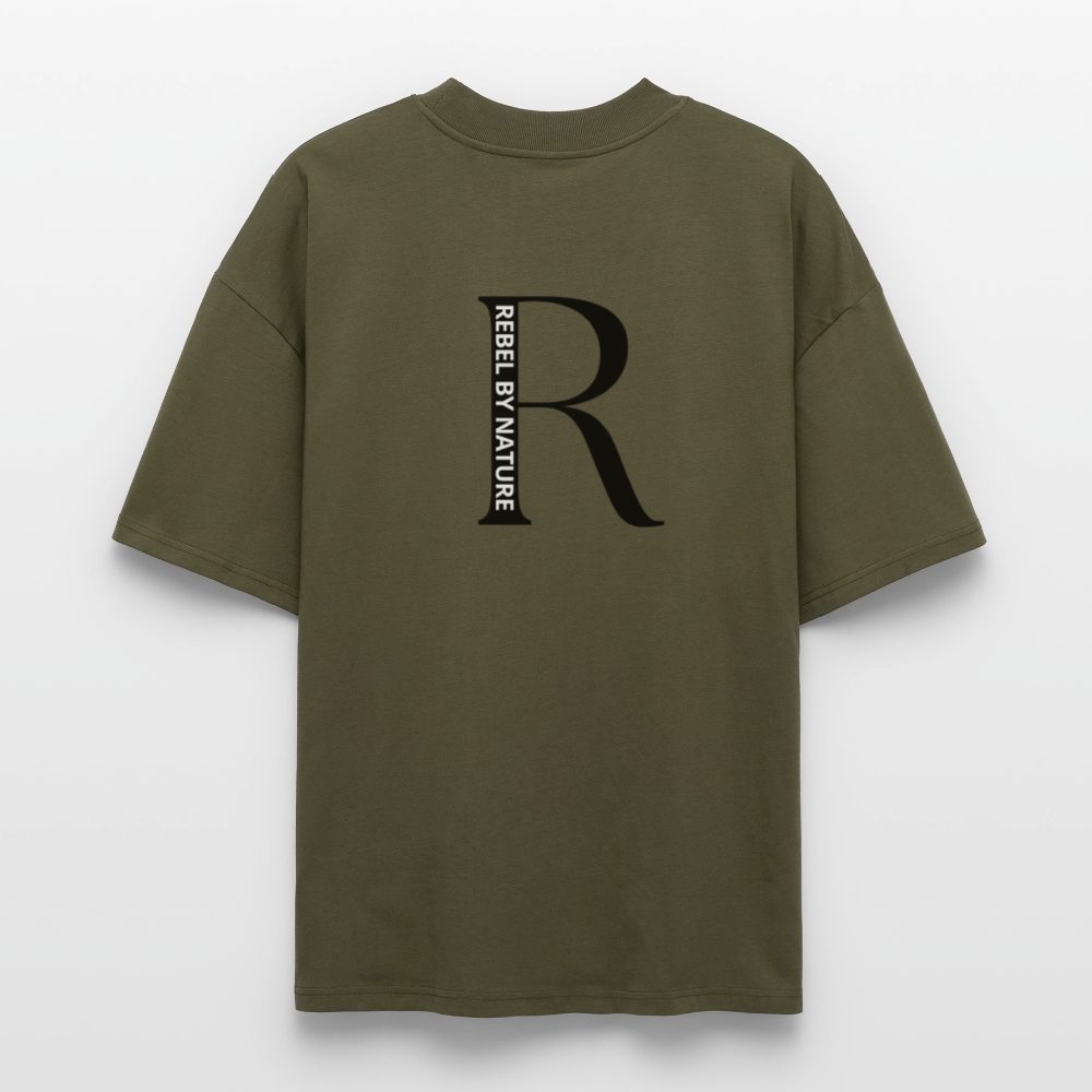 ♻️ 100% Bio Baumwolle Oversized T-Shirt - Khaki