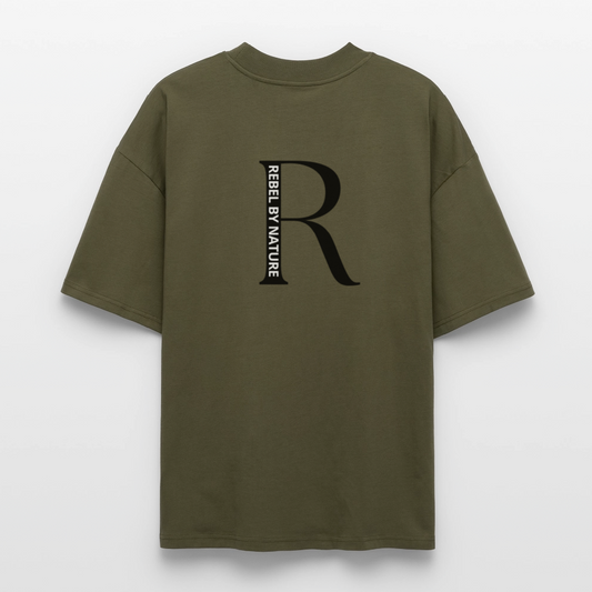 ♻️ 100% Bio Baumwolle Oversized T-Shirt - Khaki