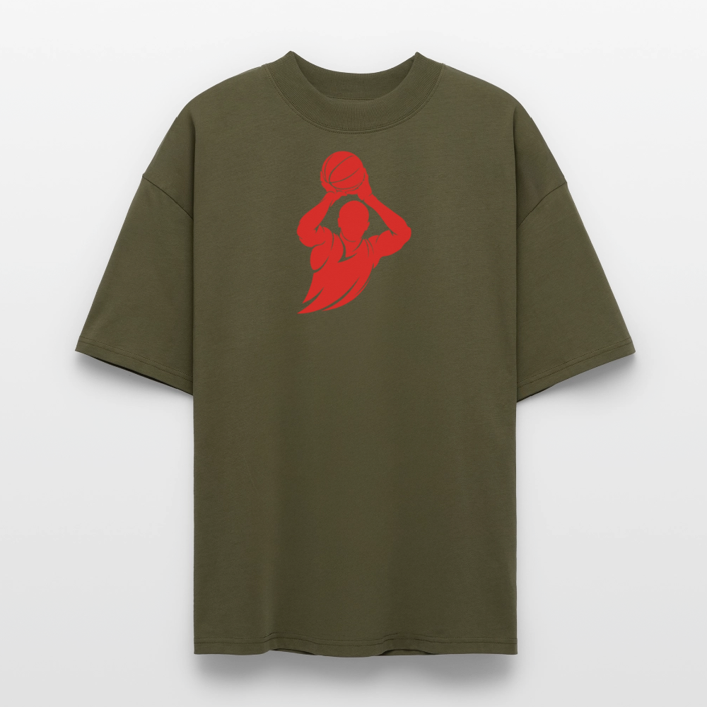 ♻️ 100% Bio Baumwolle Oversized T-Shirt - Khaki