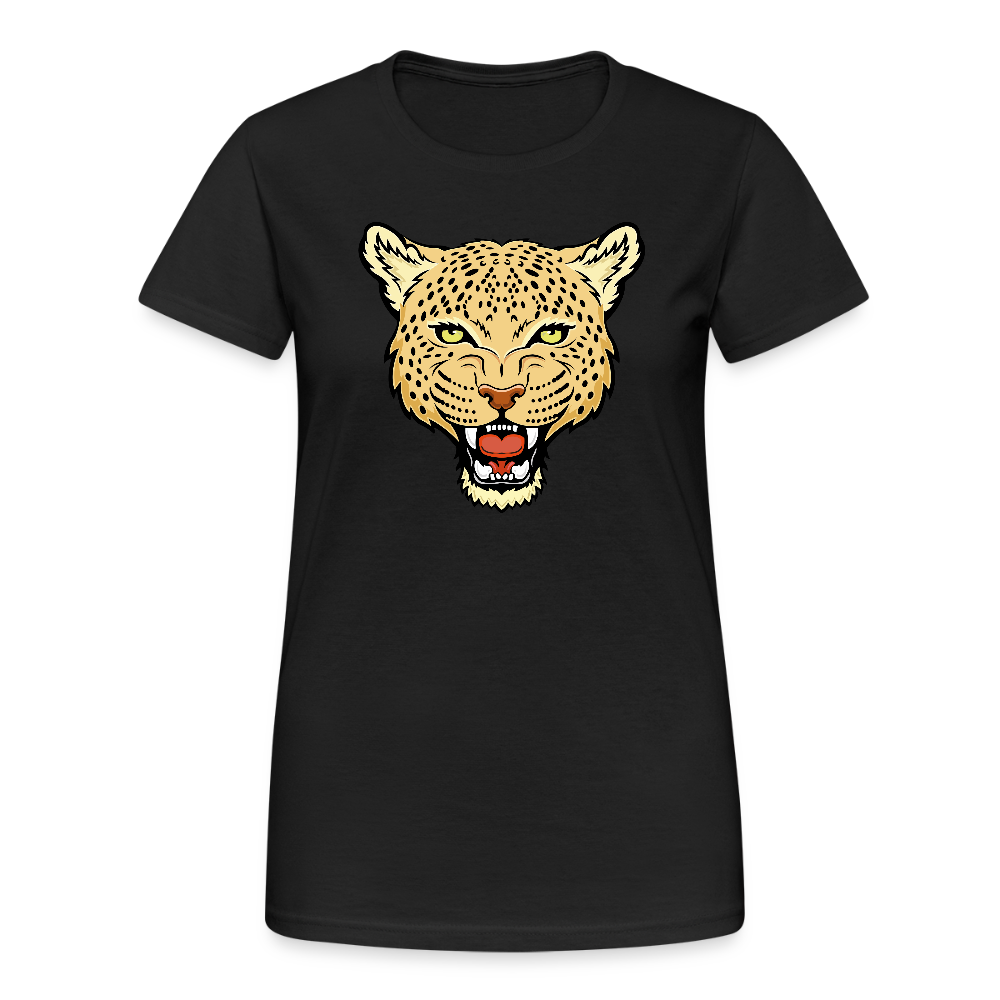 Frauen Heavy T-Shirt 100% Baumwolle - Schwarz