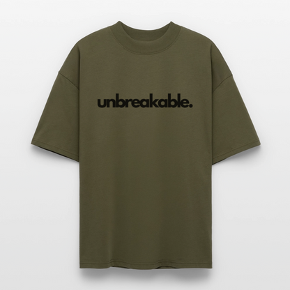 ♻️ 100% Bio Baumwolle Oversized T-Shirt - Khaki