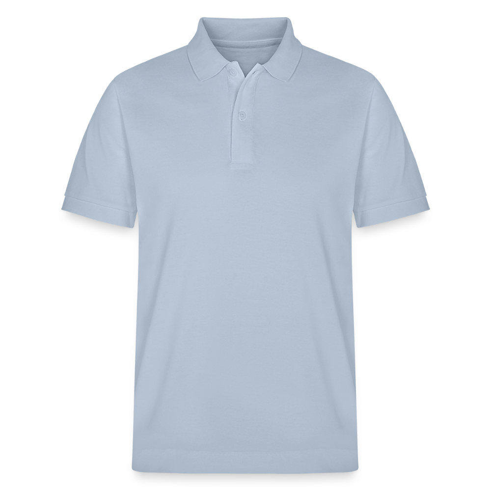Personalisierbares Unisex BIO-Poloshirt - sky Blue