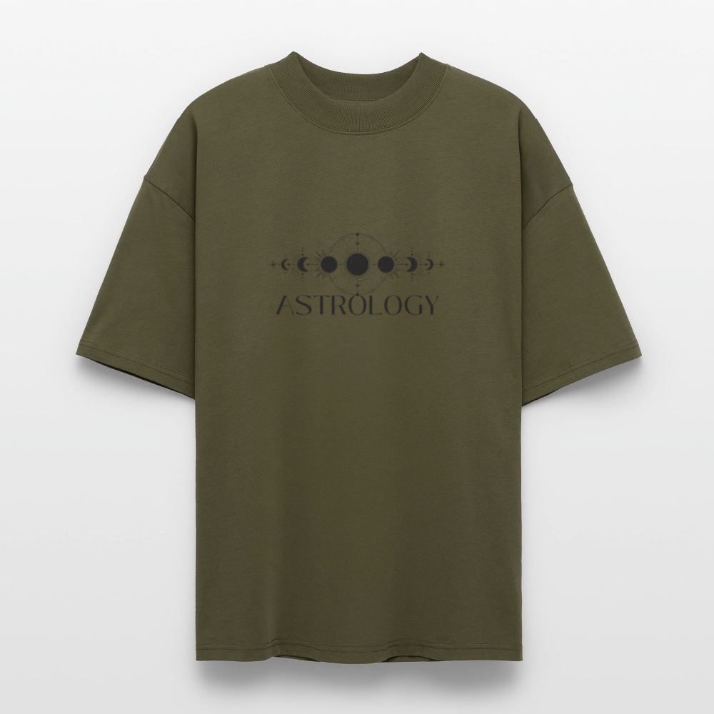 ♻️ 100% Bio Baumwolle Oversized T-Shirt - Khaki