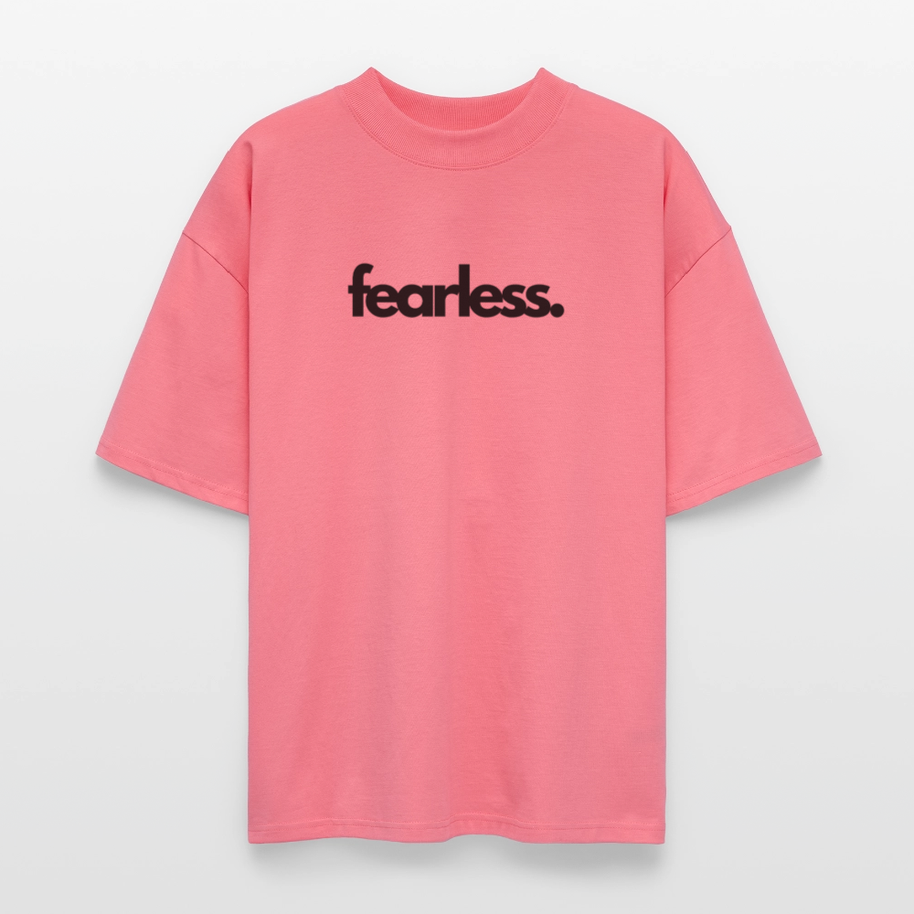 ♻️ 100% Bio Baumwolle Oversized Frauen T-Shirt - Pink 