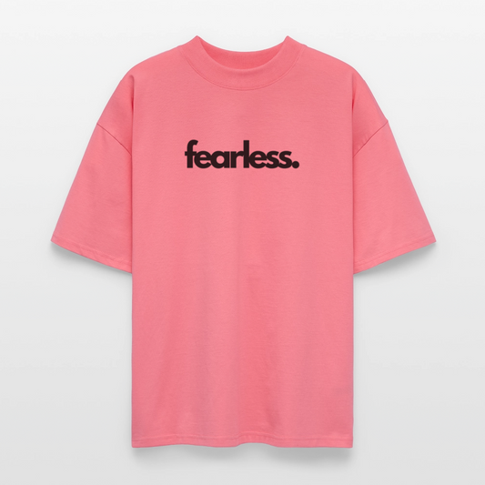 ♻️ 100% Bio Baumwolle Oversized Frauen T-Shirt - Pink 
