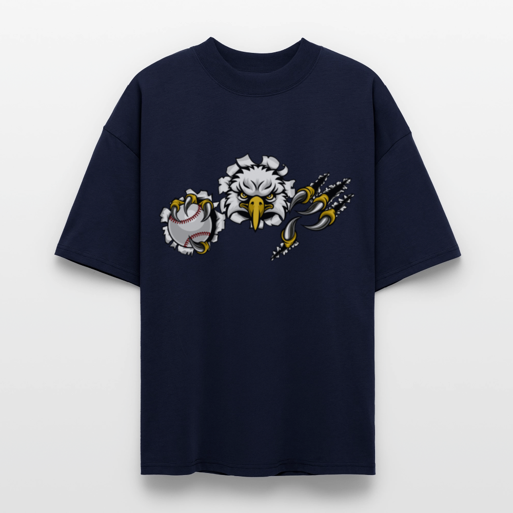 ♻️ 100% Bio Baumwolle Oversized T-Shirt - Navy