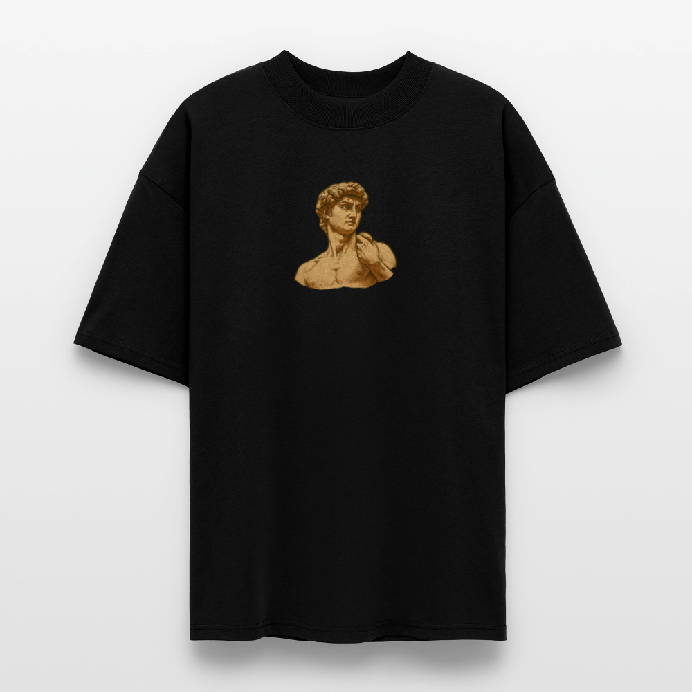 ♻️ 100% Bio Baumwolle Oversized T-Shirt Italia - Schwarz