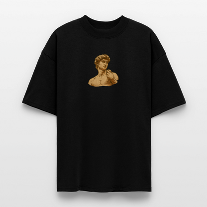 ♻️ 100% Bio Baumwolle Oversized T-Shirt Italia - Schwarz