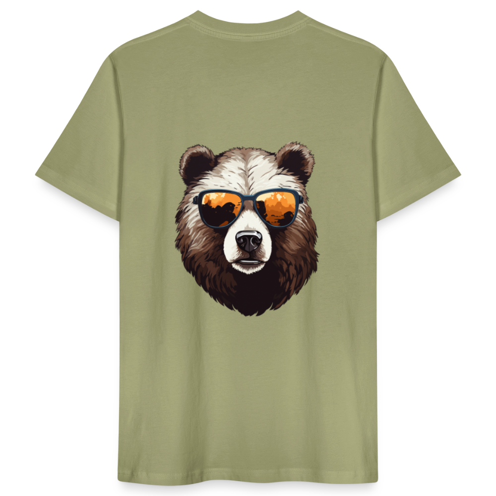 ♻️ 100% Bio Baumwolle T-Shirt - Nebelgrün