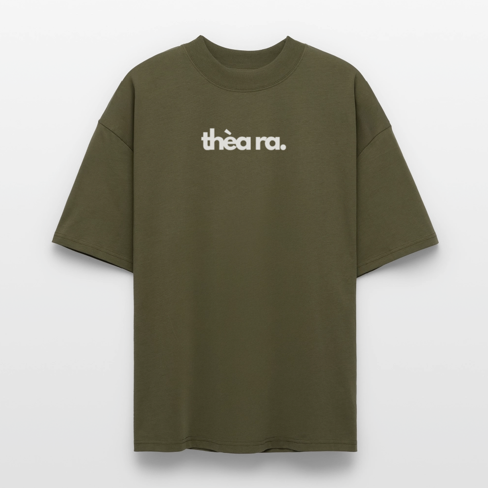 ♻️ 100% Bio Baumwolle Oversized T-Shirt - Khaki