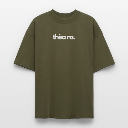 ♻️ 100% Bio Baumwolle Oversized T-Shirt - Khaki