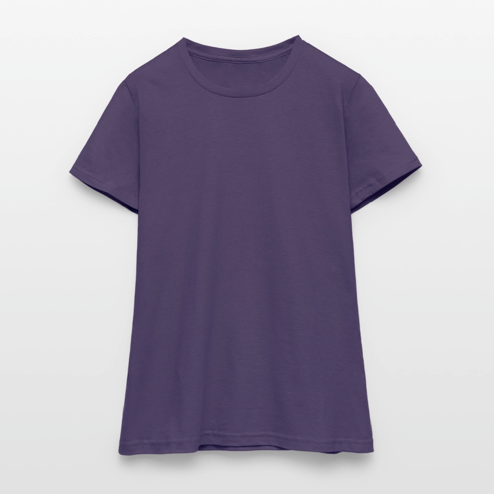 Personalisierbares Frauen T-Shirt - Dunkellila