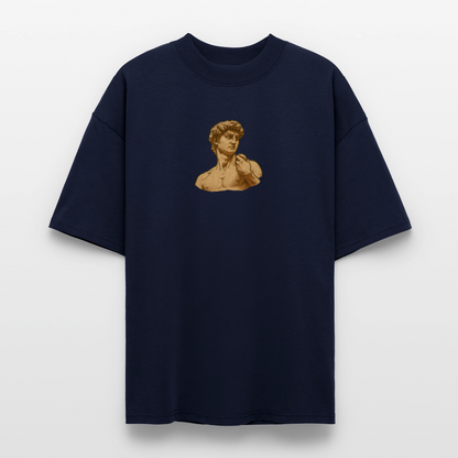 ♻️ 100% Bio Baumwolle Oversized T-Shirt Italia - Navy
