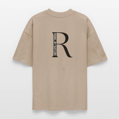 ♻️ 100% Bio Baumwolle Oversized T-Shirt - Steingrau
