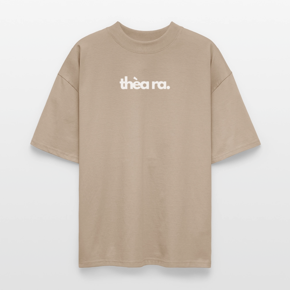 ♻️ 100% Bio Baumwolle Oversized T-Shirt - Steingrau