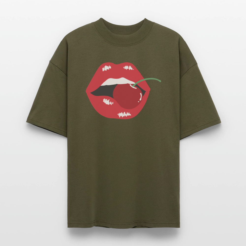♻️ 100% Bio Baumwolle Oversized T-Shirt - Khaki