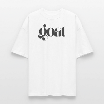 100% Bio Baumwolle Oversized Unisex T-Shirt - Weiß