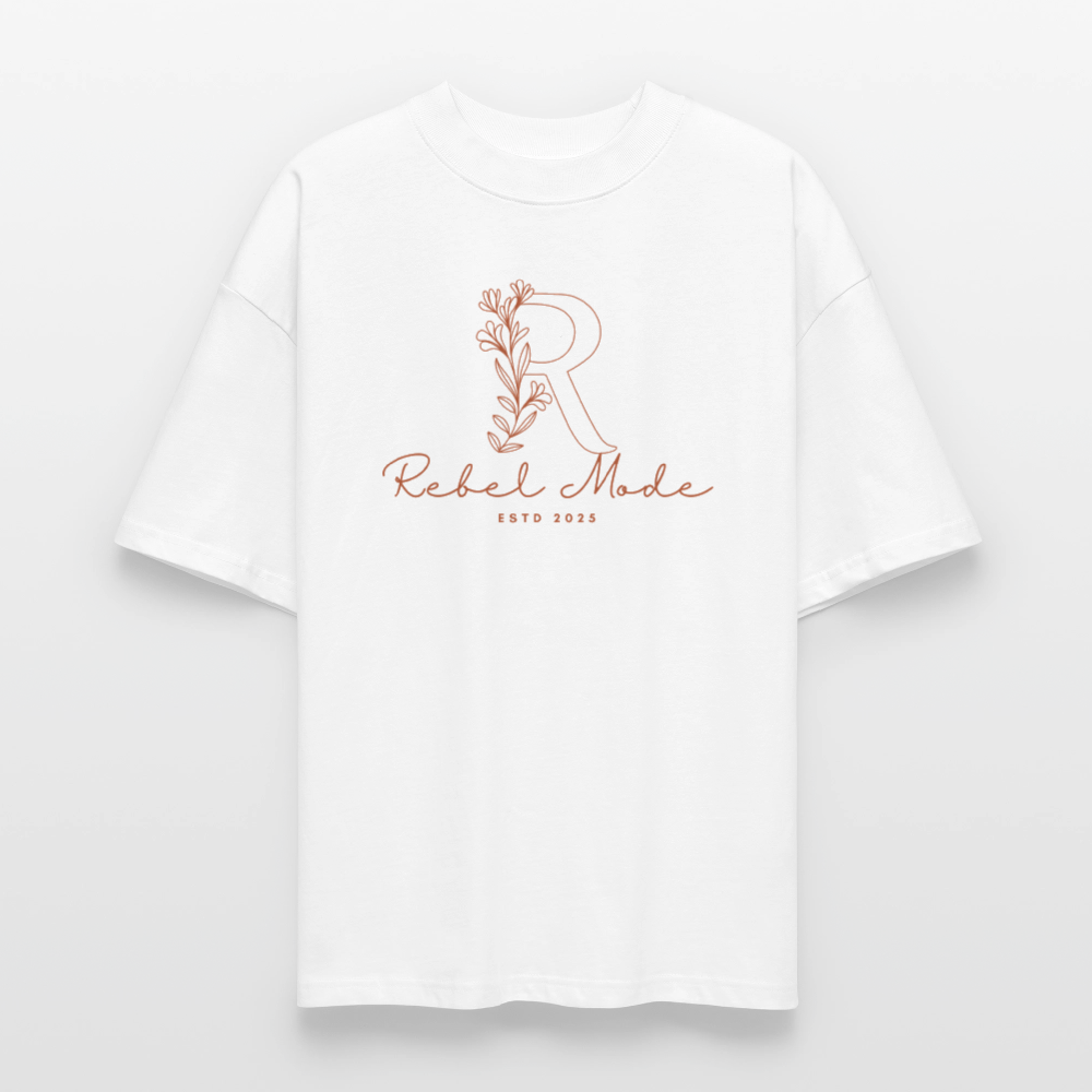 ♻️ 100% Bio Baumwolle Oversized T-Shirt - Weiß