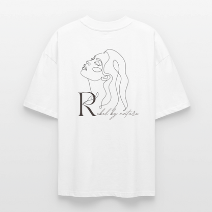 ♻️ 100% Bio Baumwolle Oversized T-Shirt - Weiß