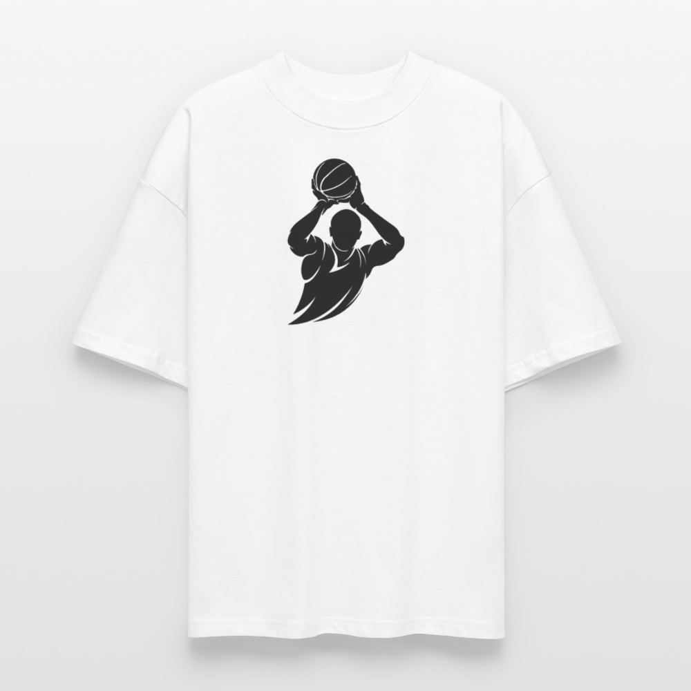♻️ 100% Bio Baumwolle Oversized T-Shirt - Weiß