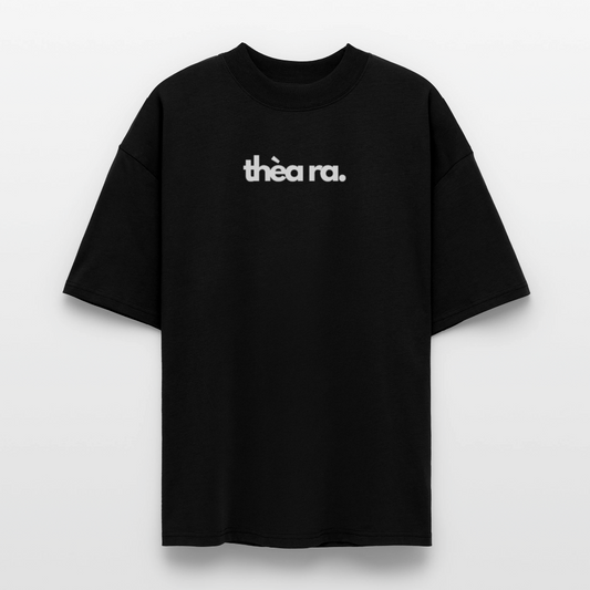 ♻️ 100% Bio Baumwolle Oversized T-Shirt - Schwarz