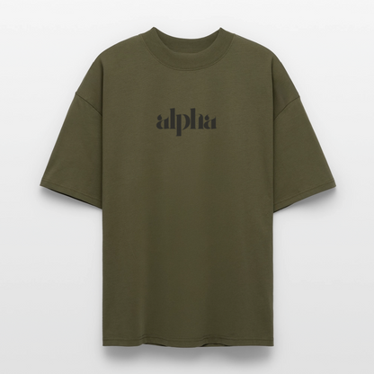 ♻️ 100% Bio Baumwolle Oversized Unisex T-Shirt - Khaki