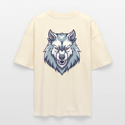 ♻️ 100% Bio Baumwolle Oversized Unisex T-Shirt - Weißgrau
