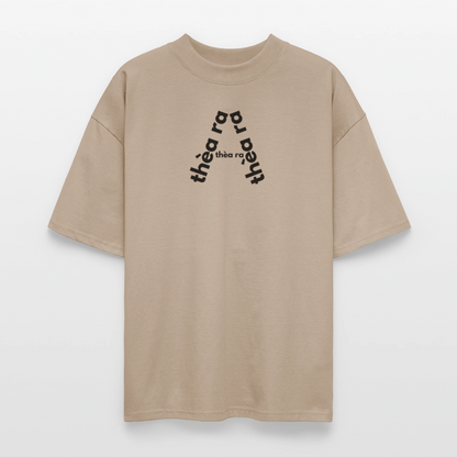 ♻️ 100% Bio Baumwolle Oversized T-Shirt - Steingrau