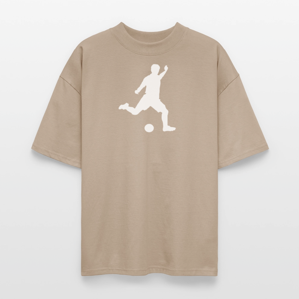 ♻️ 100% Bio Baumwolle Oversized T-Shirt - Steingrau