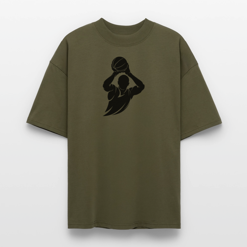 ♻️ 100% Bio Baumwolle Oversized T-Shirt - Khaki