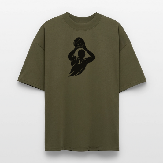 ♻️ 100% Bio Baumwolle Oversized T-Shirt - Khaki