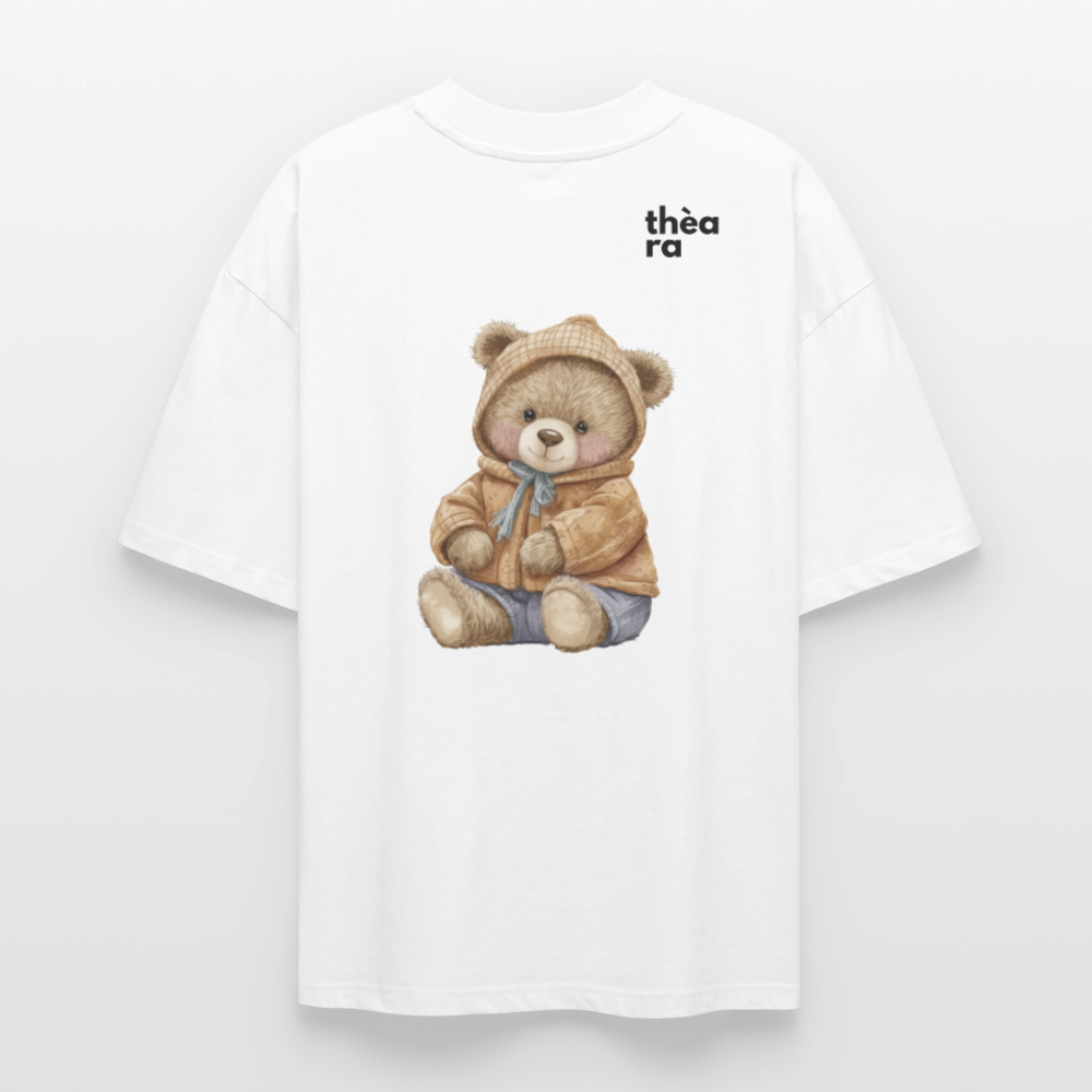 ♻️ 100% Bio Baumwolle Oversized T-Shirt - Weiß