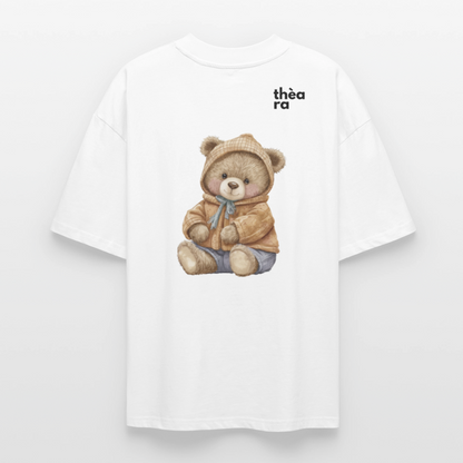 ♻️ 100% Bio Baumwolle Oversized T-Shirt - Weiß