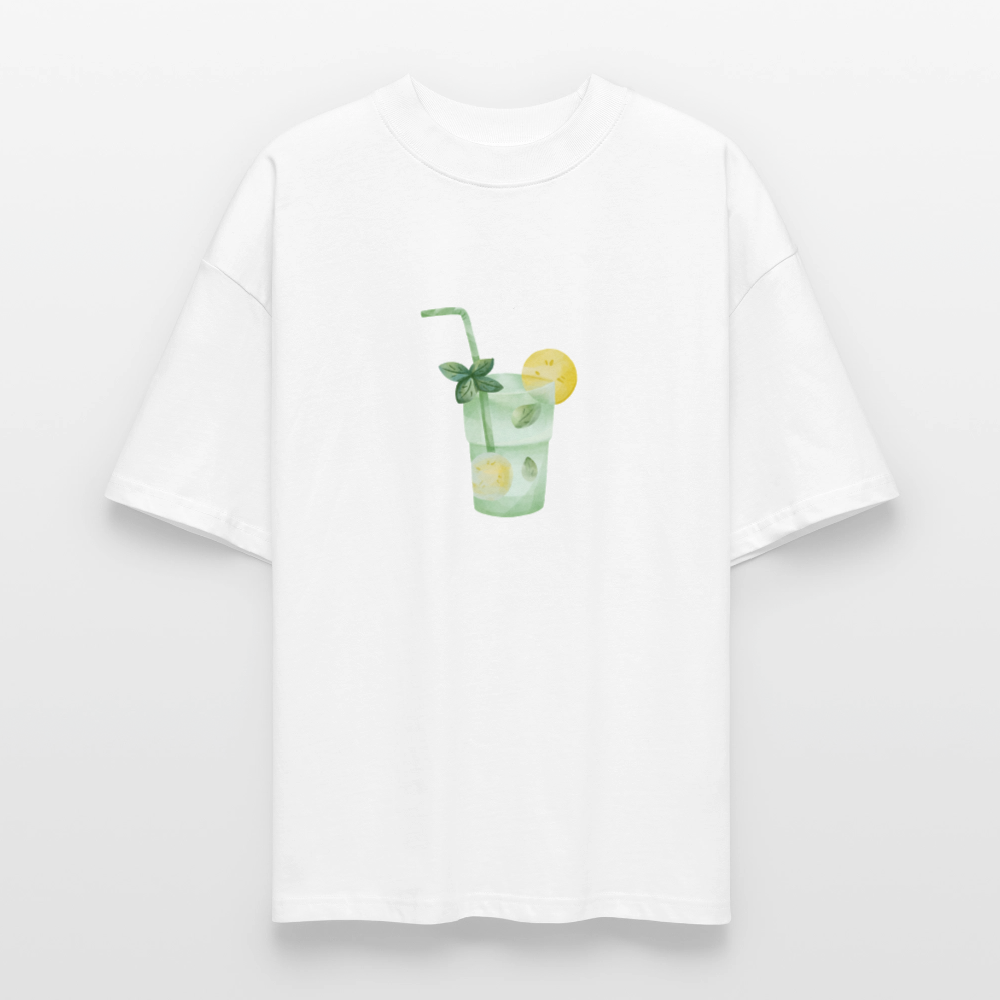 ♻️ 100% Bio Baumwolle Oversized T-Shirt - Weiß