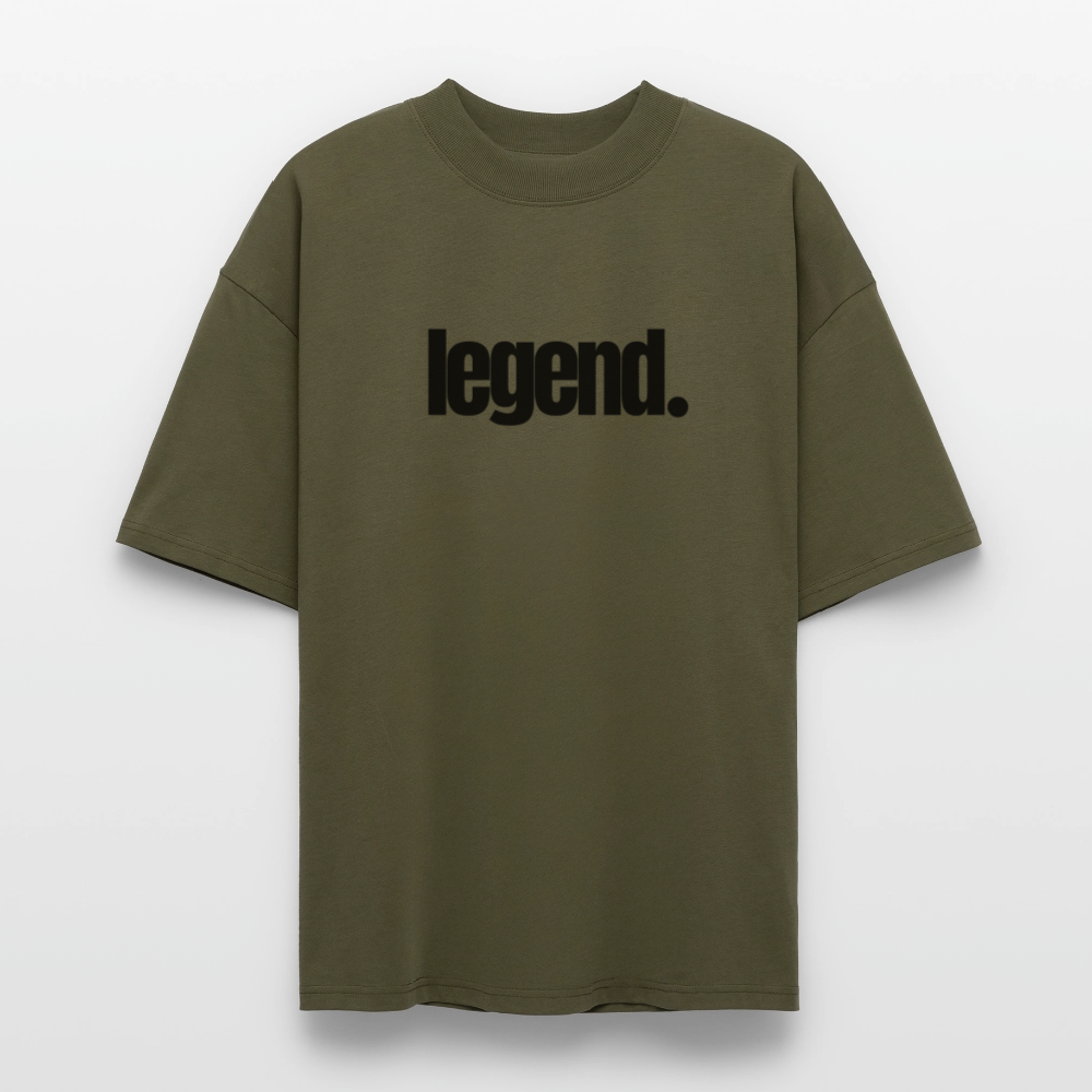 ♻️ 100% Bio Baumwolle Oversized T-Shirt - Khaki
