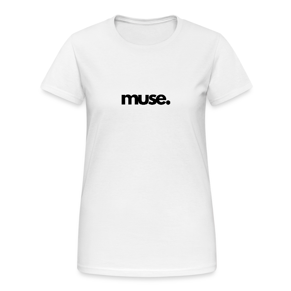 Frauen Heavy T-Shirt 100% Baumwolle - Weiß