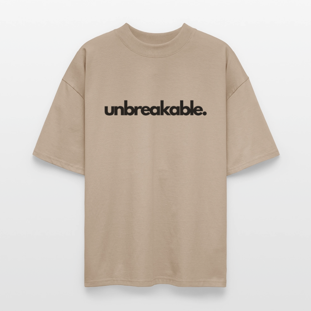 ♻️ 100% Bio Baumwolle Oversized T-Shirt - Steingrau