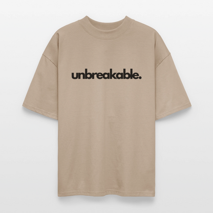 ♻️ 100% Bio Baumwolle Oversized T-Shirt - Steingrau