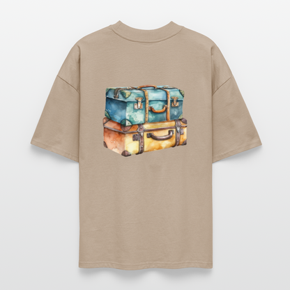 ♻️ 100% Bio Baumwolle Oversized T-Shirt - Steingrau