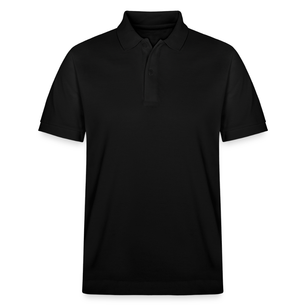 Personalisierbares Unisex BIO-Poloshirt - Schwarz