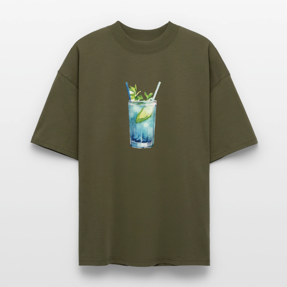 ♻️ 100% Bio Baumwolle Oversized T-Shirt - Khaki