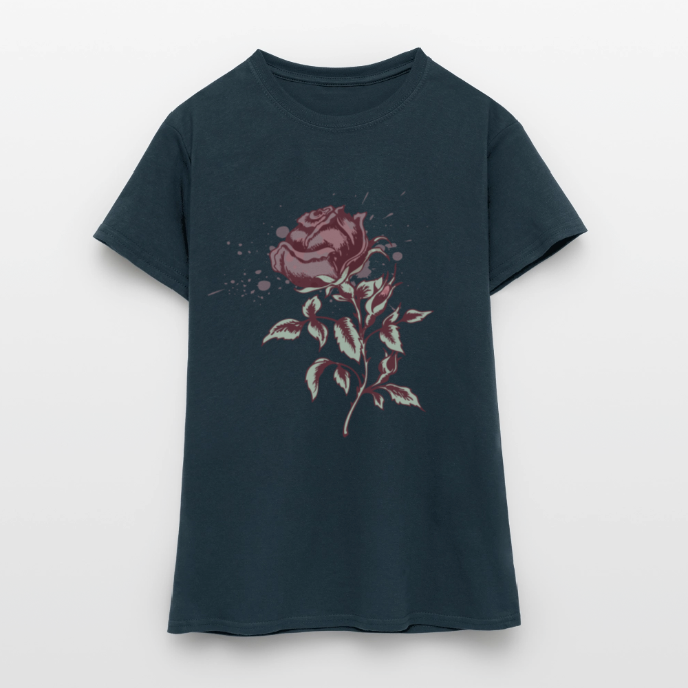 Frauen T-Shirt 100% Baumwolle - Navy