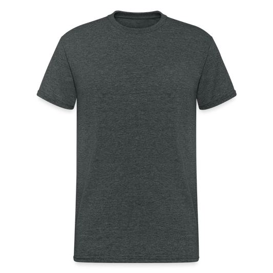 Personalisierbares Herren Heavy T-Shirt - Dunkelgrau meliert