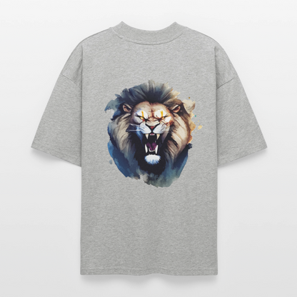 ♻️ 100% Bio Baumwolle Oversized T-Shirt - Grau meliert