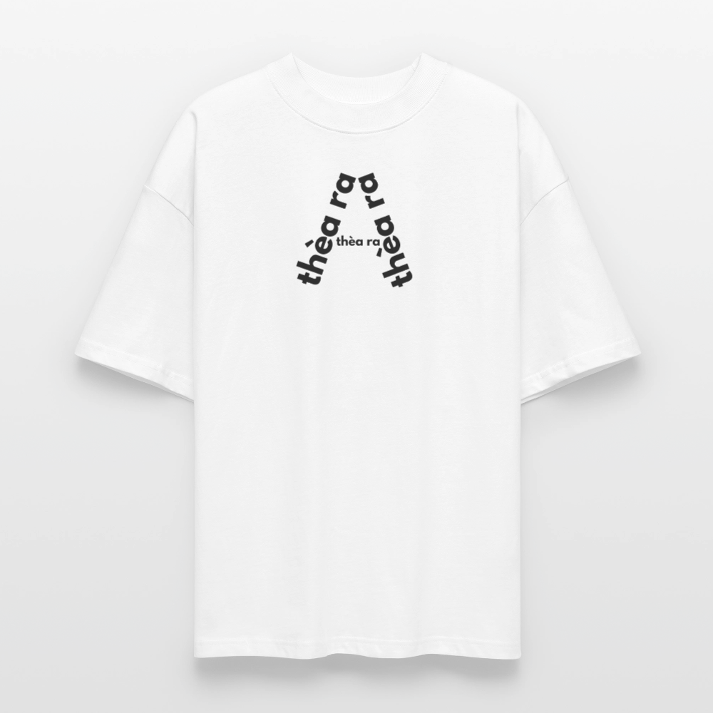 ♻️ 100% Bio Baumwolle Oversized T-Shirt - Weiß
