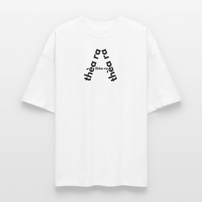 ♻️ 100% Bio Baumwolle Oversized T-Shirt - Weiß