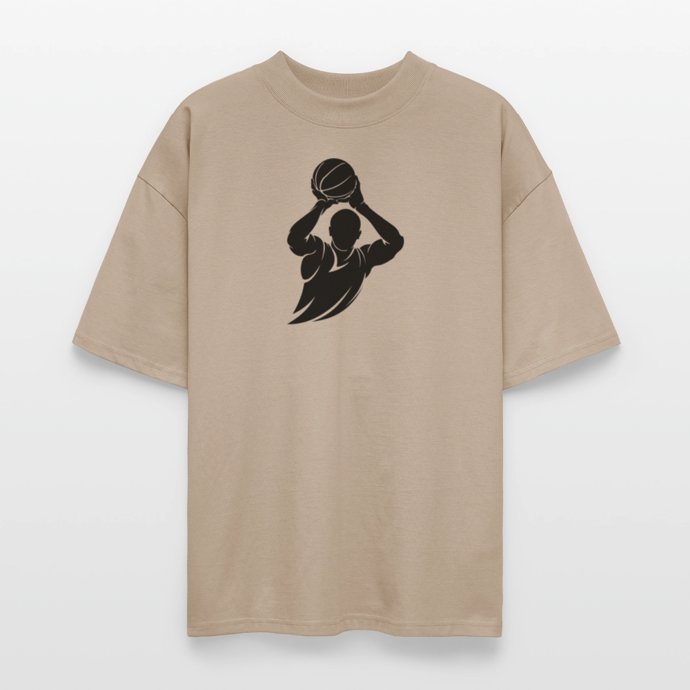 ♻️ 100% Bio Baumwolle Oversized T-Shirt - Steingrau