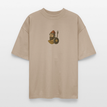 ♻️ 100% Bio Baumwolle Oversized T-Shirt Türkiye - Steingrau