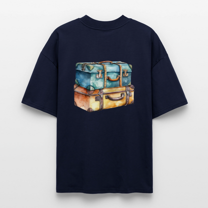♻️ 100% Bio Baumwolle Oversized T-Shirt - Navy